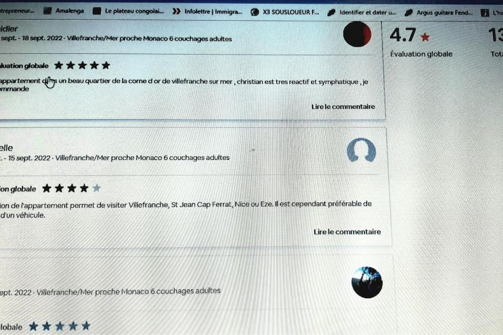 Апартаменты Iafrate-Oksoleil Вильфранш-сюр-Мер Экстерьер фото